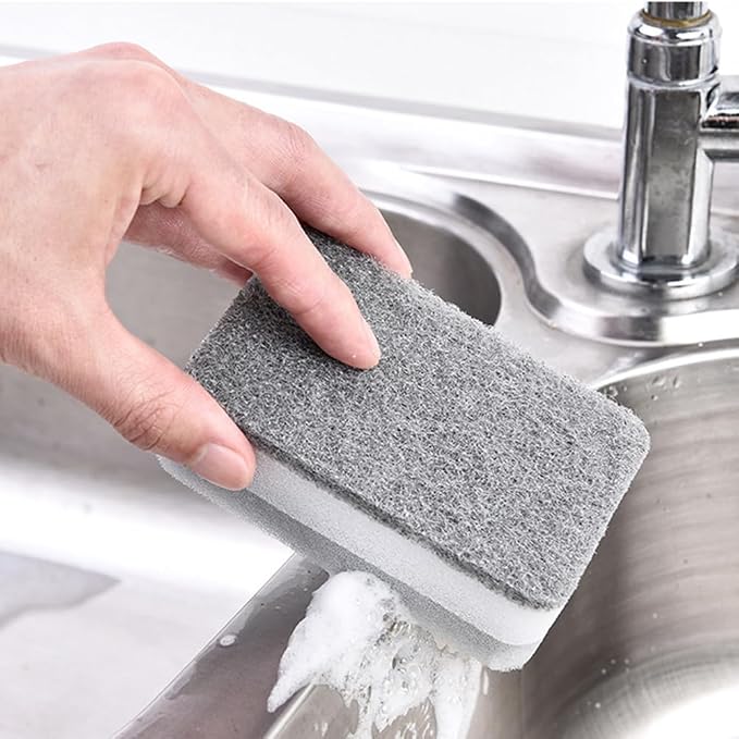 lasenersm 10 Pieces Dishwashing Sponge Kitchen Dishwashing Sponge Non Scratch - Image 3