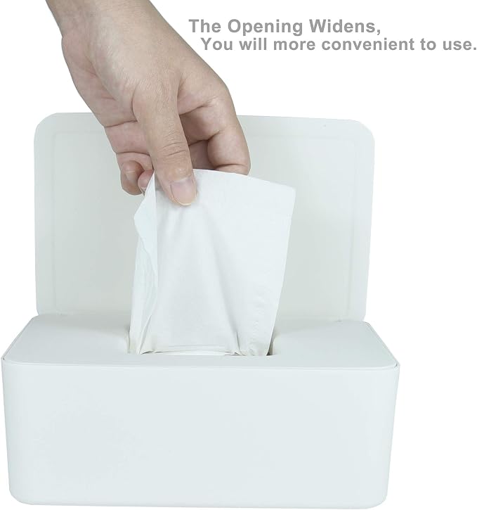 Diaper Wipes Dispenser, Tissue Storage Box Case, Wet Wipe Dispenser Holder - Image 4