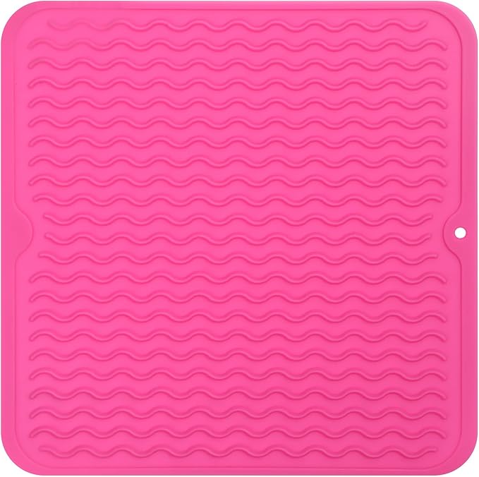 Silicone Dish Drying Mat for Multiple Usage, Easy clean, Eco-friendly, by MicoYang