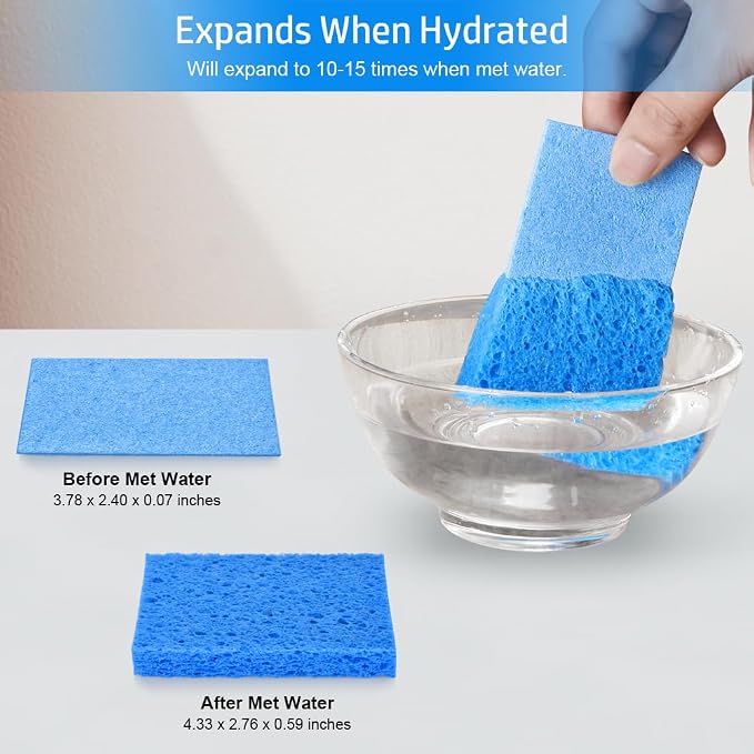 Mcyye 8PCS Compressed Kitchen Sponges Pack - Image 3