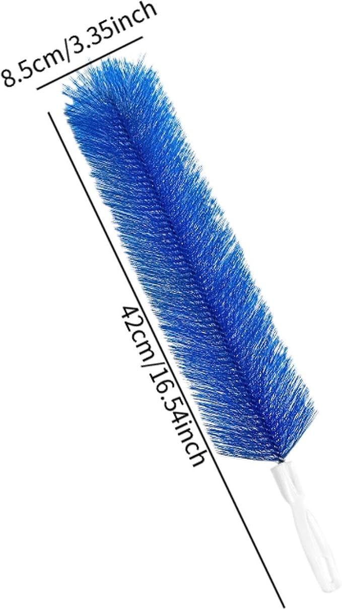 Fenteer Fan Cleaning Brush Bendable Sturdy Portable Cobweb Duster Reusable Dust - Image 3