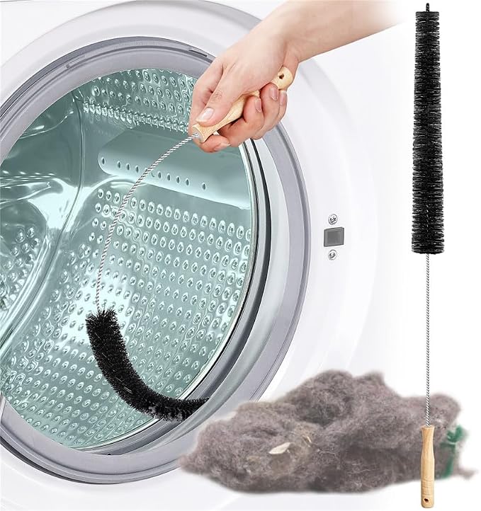 Dryer Vent Cleaner Kit Clothes Dryer Lint Brush Vent Trap Cleaner Home by Itlovei