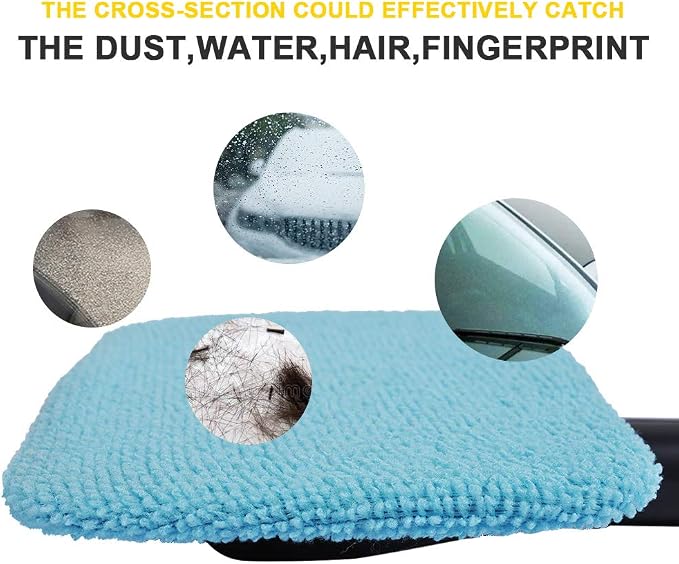 Car Care Microfiber Cloths for Windshield Cleaning Tool, Windshield Cleanner - Image 3