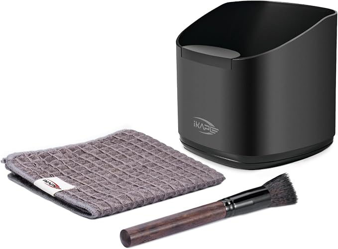 IKAPE Espresso Kit 3 IN 1, Espresso Knock Box, Cleaning Towel & Brush by IKAPE