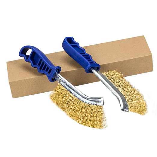 SALI Wire Brushes for Cleaning Rust Removal Heavy Duty Steel Brush Tool 11" by SALI