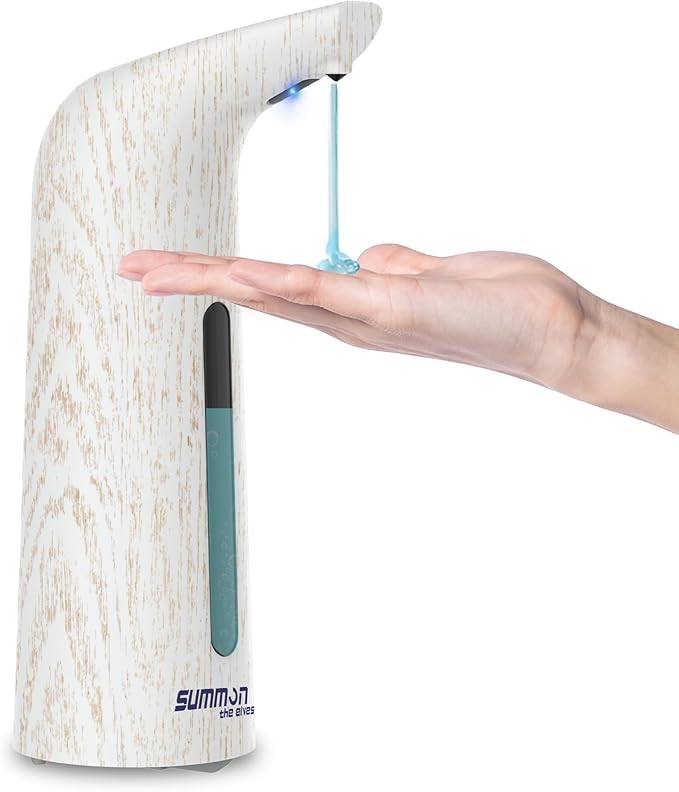 Automatic Soap Dispenser Touchless, 400ML Hand & Dish Countertop Electric by summontheelves
