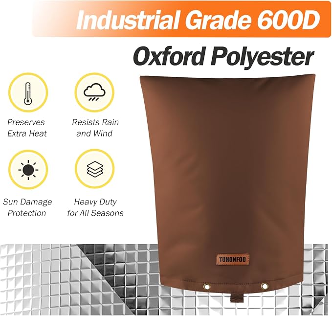 TOHONFOO Backflow Preventer Pipe Insulation Cover - Image 6