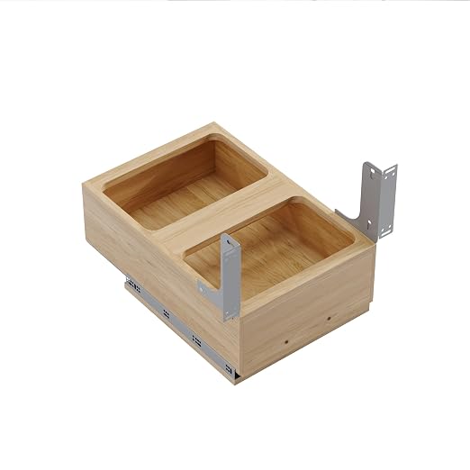 Dowell B18/B21 Wood Base Wastebasket Pullout - Image 8