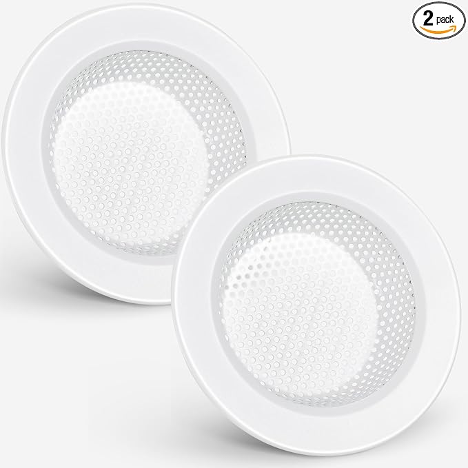 Retisee 2 Pcs Sink Strainer Stainless Steel Kitchen Sink Drain Strainer Basket by Retisee