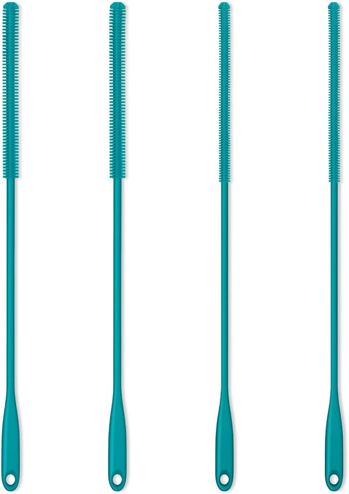 Silicone Straw Brush 4 Pack by Purtribe