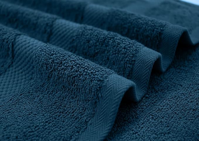 DAN RIVER Bath Towels Set of 4, 27 x 54 Inches, 100% Cotton, Larger & Lighter - Image 6
