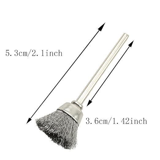 15pcs Cup Shape 15mm Stainless Steel Wire Brush Rust Removing and Polishing - Image 3