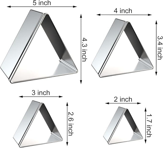 Equilateral Triangle Cookie Cutter Set Large - Image 2