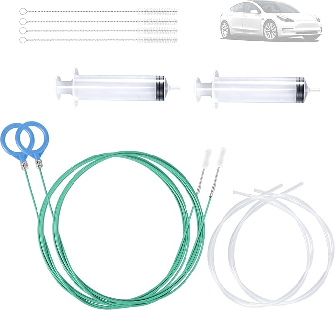 BOXOB 10pcs Car Sunroof Drain Cleaning Tool Kit, Round Handle 300cm/9.84ft Auto by BOXOB
