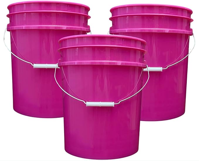 House Naturals 5 Gallon Premium HPDE Plastic Bucket by House+Naturals