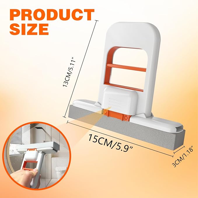 Mini Foldable Desktop Mop, 2025 Self-Squeeze Sponge Cleaning Tool, Portable - Image 2