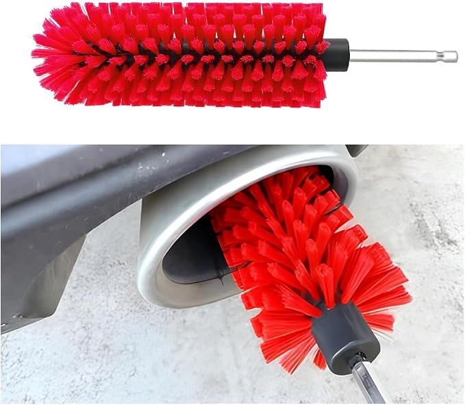 Drill Brush for Car Wheel, Soft No Scratches Vehicle Rim Cleaning Brush for by Unknown