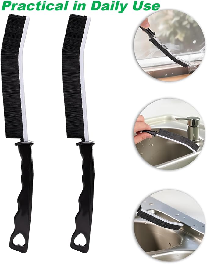 Crevice Cleaning Brush Hard Bristle Grout Brush Scrub Brush Toilet Brush - Image 7