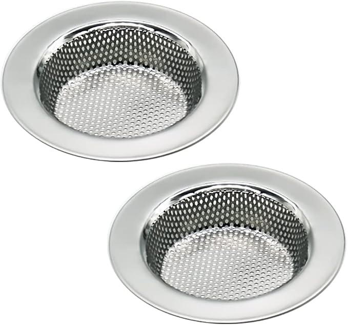 2PCS Kitchen Sink Strainers, Sink Drain Filter, Sink Basket Strainer, 4.5 Inch by Seatery