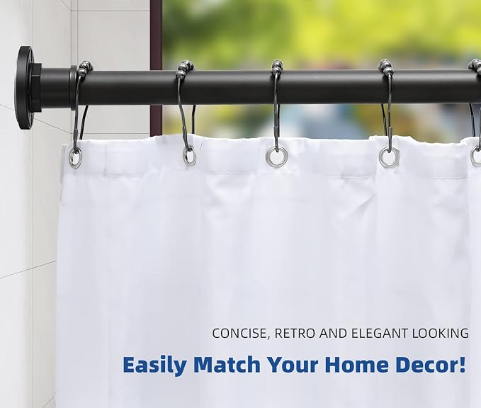 BRIOFOX Industrial Shower Curtain Rod - Image 2