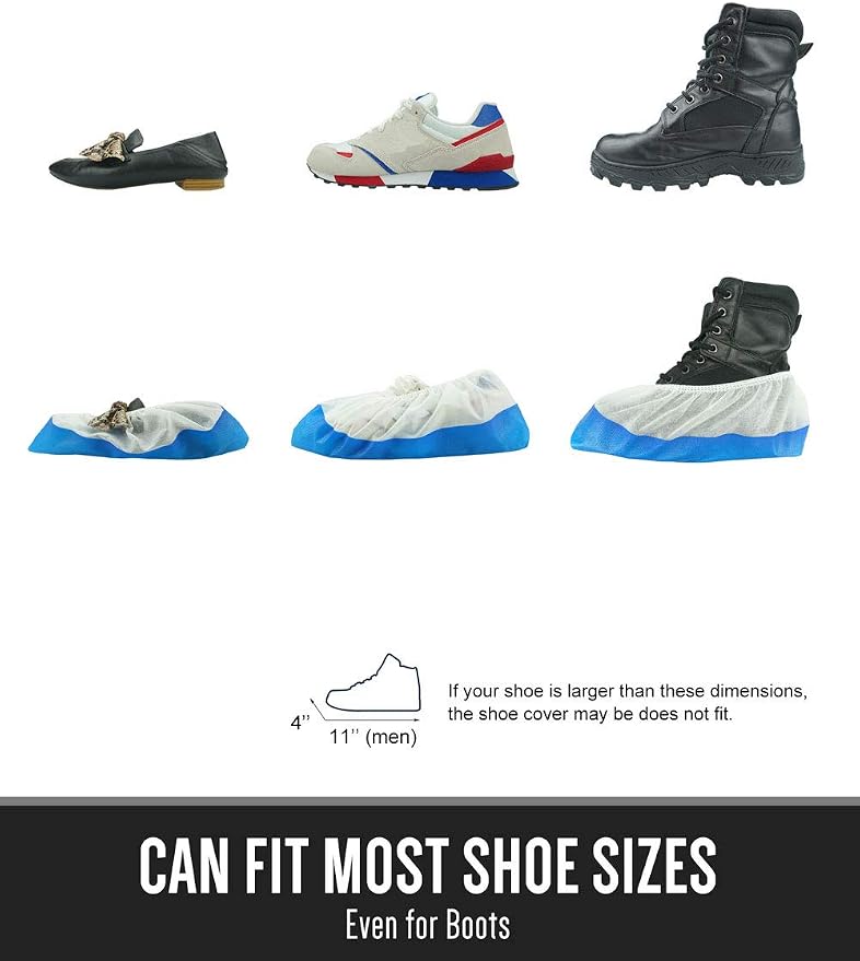 Ohana 1st Hybrid Shoe Covers Disposable Non Slip Waterproof, MEGA Pack. - Image 6