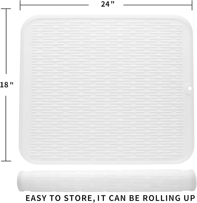 Silicone Dish Drying Mat for Multiple Usage, Easy clean, Eco-friendly, - Image 2