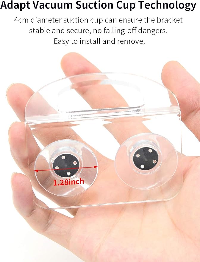 2 Pack Dish Brush Holder, Kitchen Clear Acrylic Sink Caddy Organizer, Vertical - Image 4