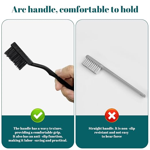 30 PCS Mini Nylon Brush Set，Masonry Brush Wire Bristle - Image 3