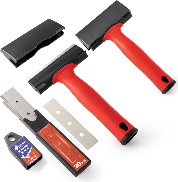 Gomake 4 Inch Razor Blade Scraper Tool Razor Scraper - Image 8