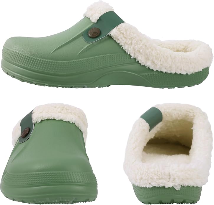 Beslip Classic Fur Lined Clogs Waterproof Winter Fuzzy Slippers - Image 2