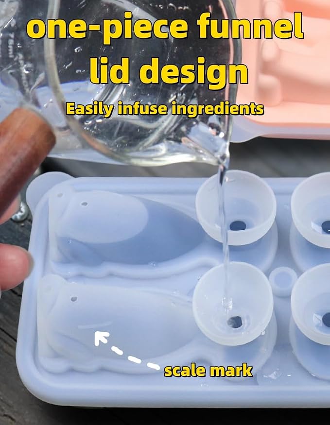 Cute 3D Labrador Dog Silicone Ice Cube Tray Mold Cartoon Animal Ice Box BPA-Free - Image 6