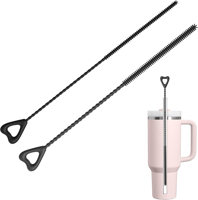 Silicone Straw Cleaner Brush by Bluwing