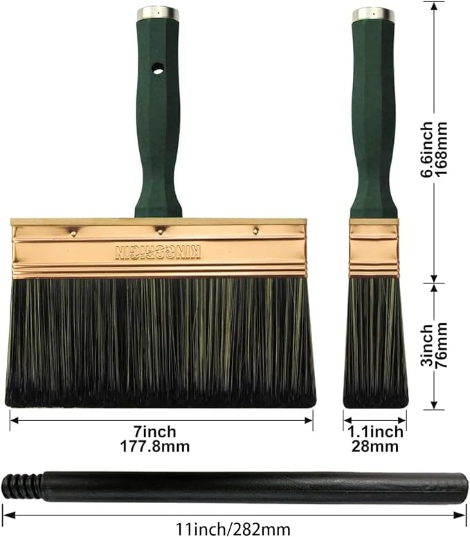 7 Inch Paint Brush, Quick Deck Brush - Image 2