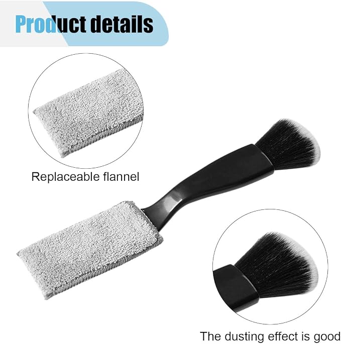 Car Double Head Clean Brush, 2 in 1 Duster - Image 3