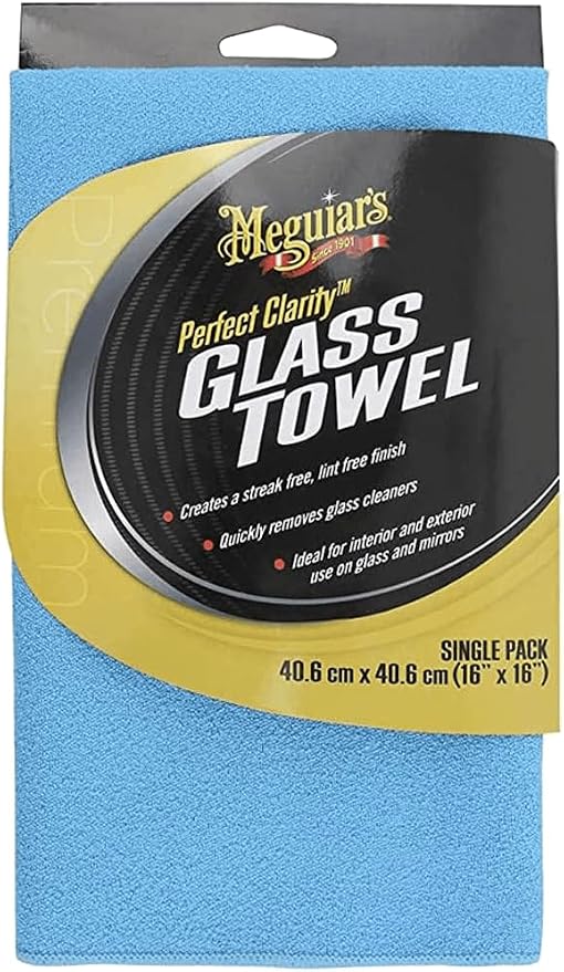 Meguiar's Perfect Clarity Glass Towels, Keep Windows Sparkling Using Premium by Meguiars