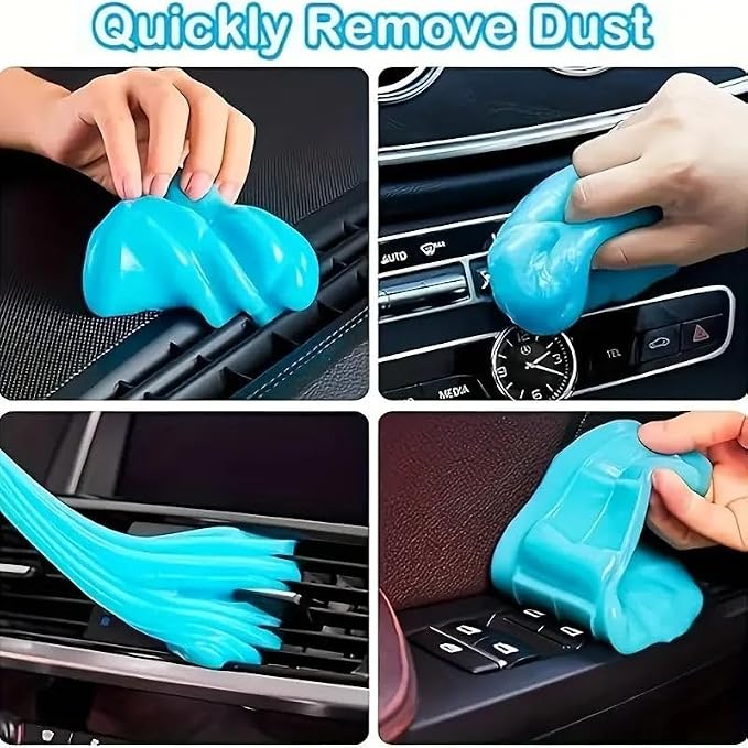Car Cleaning Gel Slime – 70g Reusable Dust Remover - Image 3