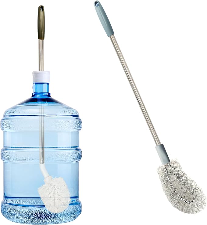 2-Pack Bucket Brush, Kettle Brush, Cleaning Extra Long Bottles, Gallon Jug by Unknown