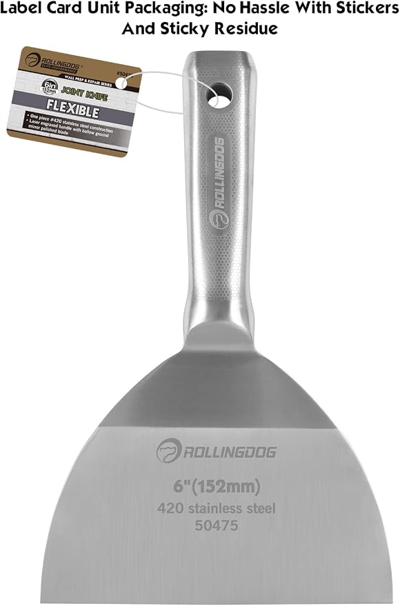 ROLLINGDOG 6 inch Putty Knife - Image 6