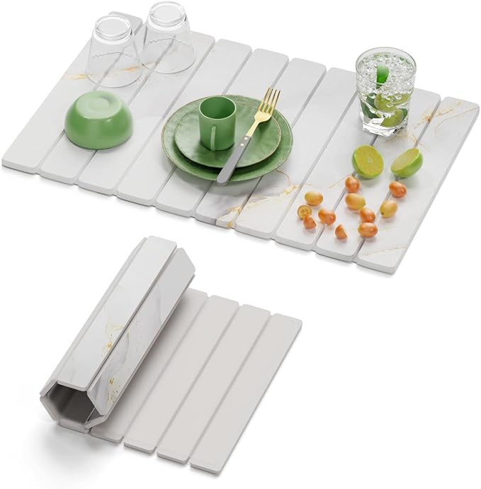Dayacoco Stone Drying Mat for Kitchen Counter, Large Quick Dry Stone Mat by Unknown