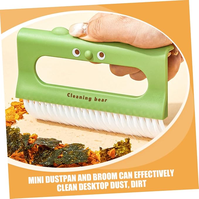 Luxshiny Carpet Sweeper Mini Broom Dustpan Set Boys and Girls Cleaning Brush - Image 3