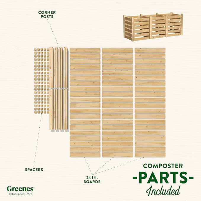 Greenes Fence Cedar Wood Composter - Image 5