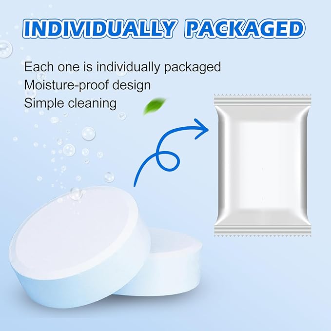 Automatic Toilet Bowl Cleaner Tablets–Fresh Scent, 50 PACK, Long-Lasting - Image 6