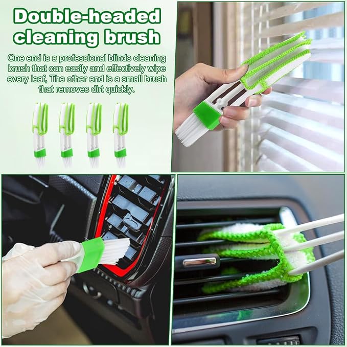 5Pcs Blind Cleaner Duster Tool Window Blind Cleaner, 7 Fingers Dusting Cleaners - Image 4