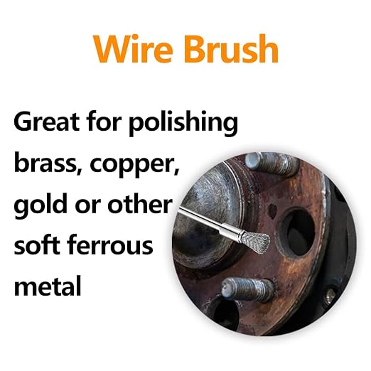 20 Pcs Nylon Bristle Brushes and Steel Cleaning End Brushes Pen, 1/8″ Wire Brush - Image 4