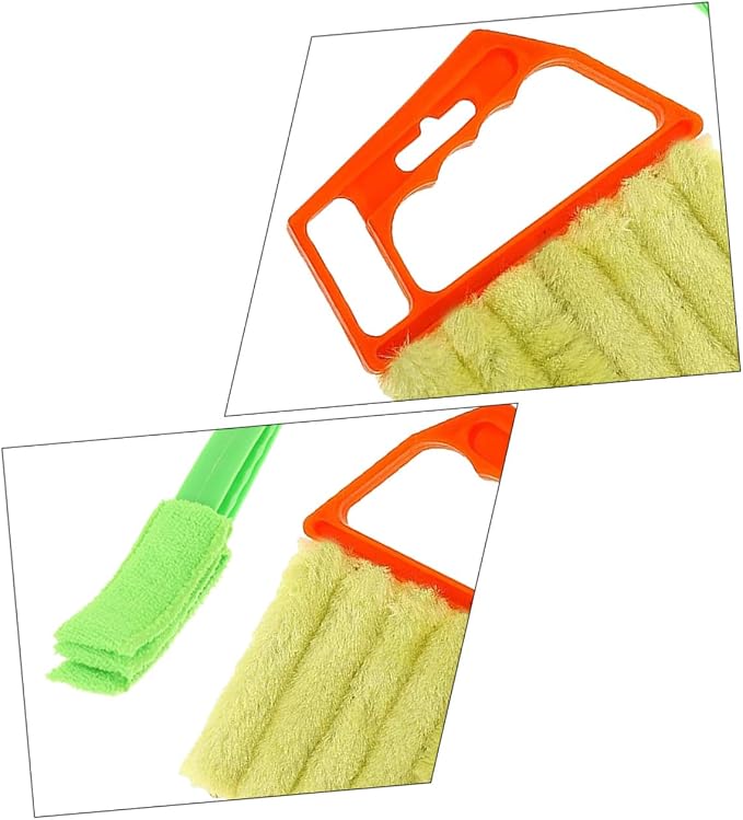 VALICLUD Window Shutter Brush Set 2pcs Handheld 7-Finger and 3-Finger Blinds - Image 9