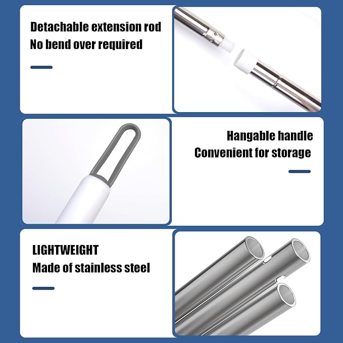 Multifunction Silicone Broom，Squeegee Broom Sweeping Water and Pet Hair，Rubber - Image 7