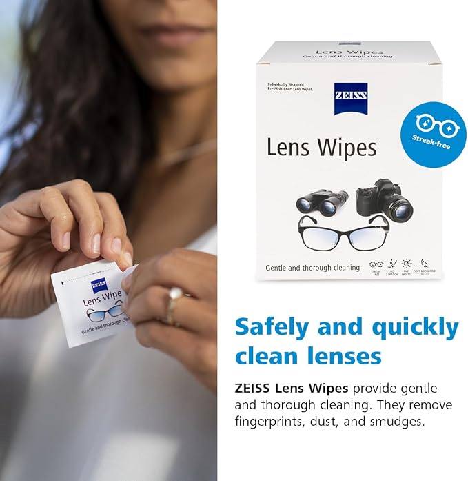ZEISS Pre-Moistened Lens Cleaning Wipes - Image 6