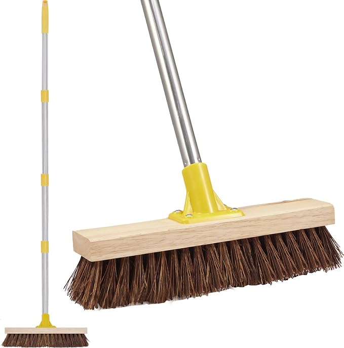 Floor Scrub Brush with Long Handle by NICOFPHY