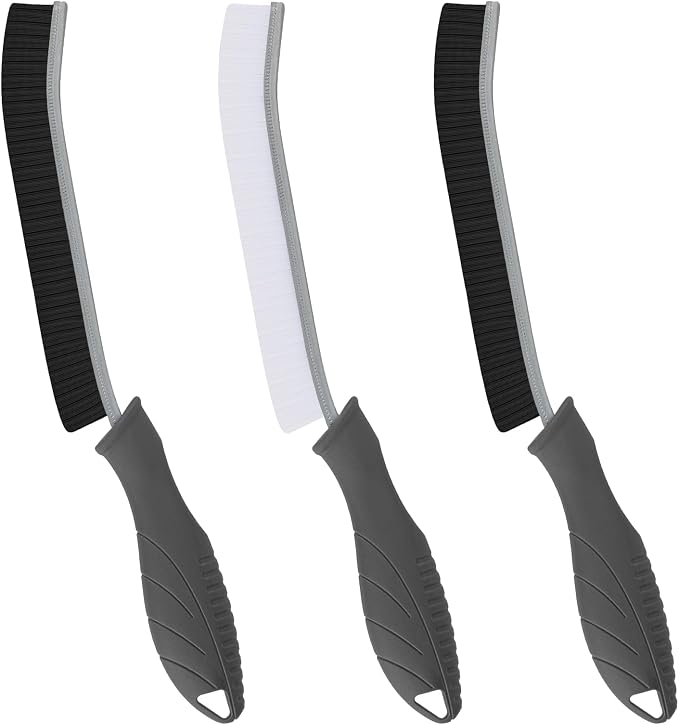 Hard Bristle Crevice Cleaning Brush by FOOGWEE