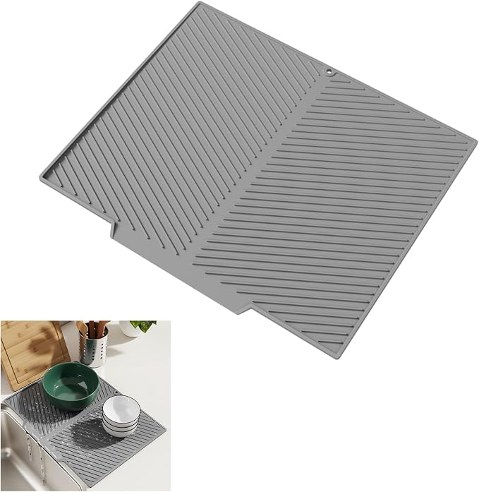 Silicone Dish Drying Mat for Kitchen Counter by Unknown